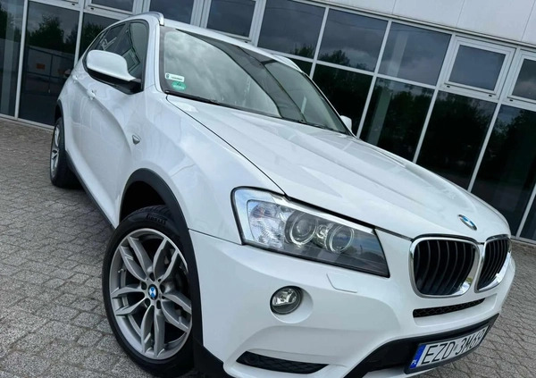 BMW X3 cena 72900 przebieg: 139000, rok produkcji 2014 z Torzym małe 781